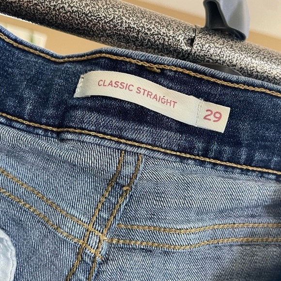 Women's Blue Jeans Levi’s classic straight size 29 - Picture 3 of 4
